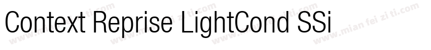Context Reprise LightCond SSi Normal字体转换